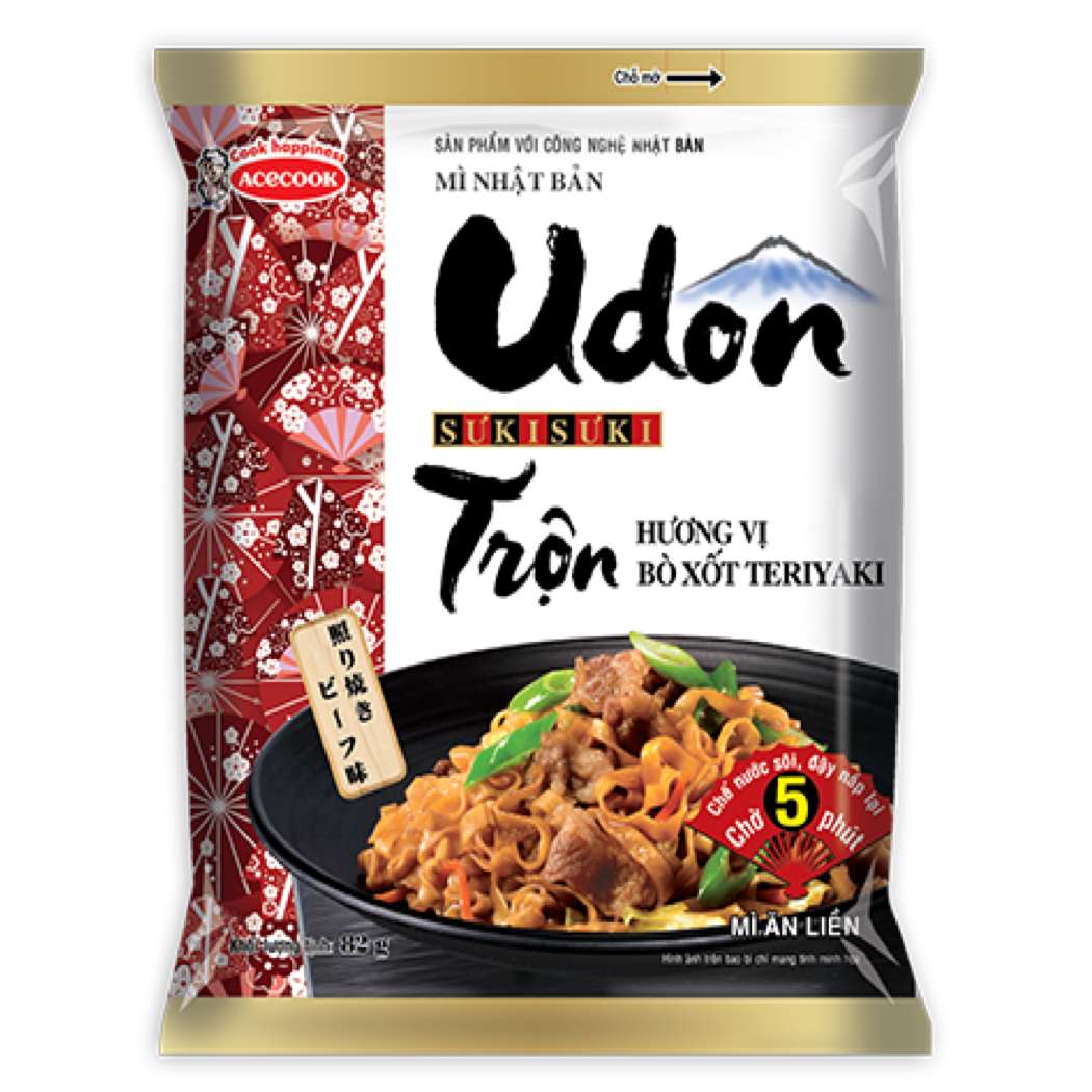 Udon 照り焼きビーフ味 ‎Vina Acecook